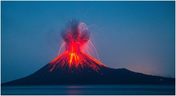 Eruption volcanique majeure